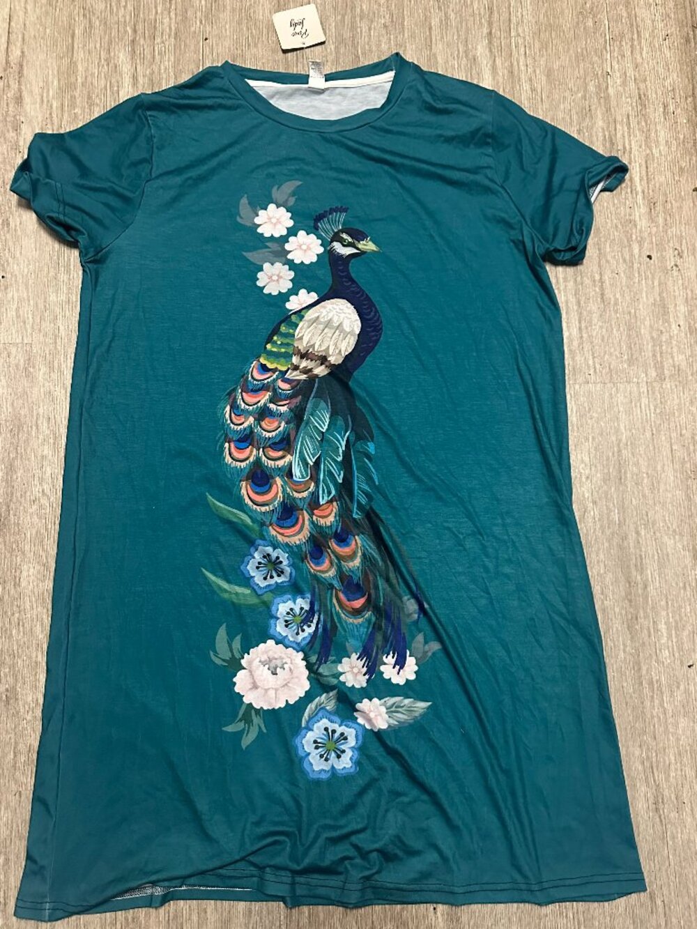NWT Pixie Lady Floral Peacock Blouse size XL